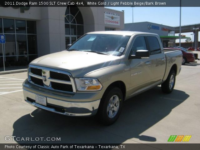 2011 Dodge Ram 1500 SLT Crew Cab 4x4 in White Gold