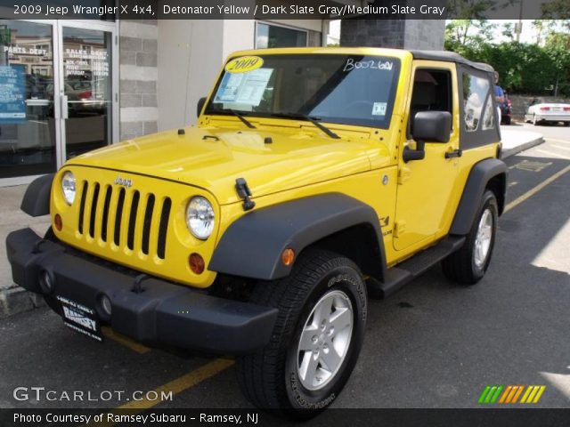 2009 Jeep Wrangler X 4x4 in Detonator Yellow