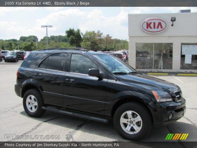 2005 Kia Sorento LX 4WD in Ebony Black