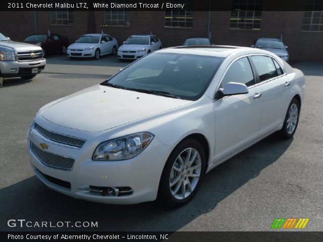 2011 Chevrolet Malibu LTZ in White Diamond Tricoat