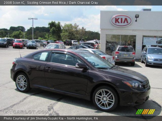 2008 Scion tC  in Sizzling Crimson Red Mica