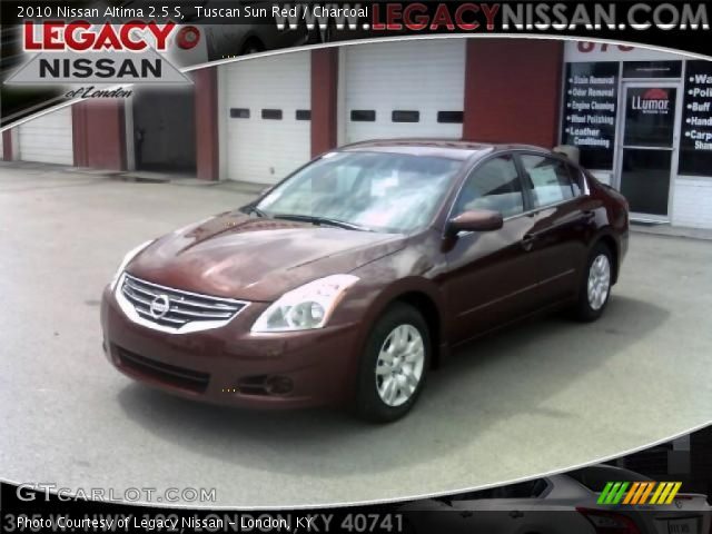 2010 Nissan Altima 2.5 S in Tuscan Sun Red