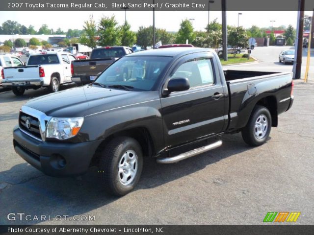 2007 Toyota Tacoma Regular Cab in Black Sand Pearl