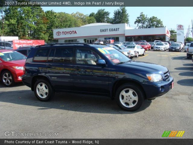 2007 Toyota Highlander Limited 4WD in Indigo Ink Pearl