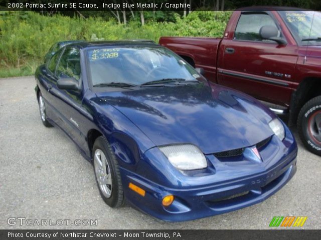 2002 Pontiac Sunfire SE Coupe in Indigo Blue Metallic
