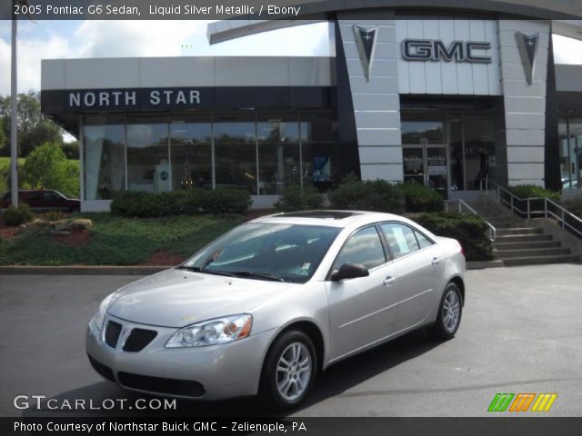 2005 Pontiac G6 Sedan in Liquid Silver Metallic