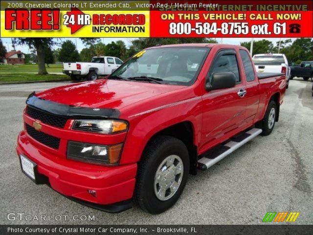 2008 Chevrolet Colorado LT Extended Cab in Victory Red