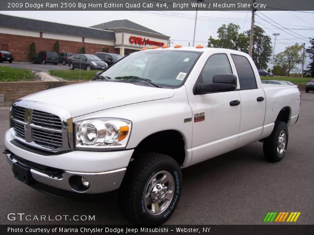 2009 Dodge Ram 2500 Big Horn Edition Quad Cab 4x4 in Bright White