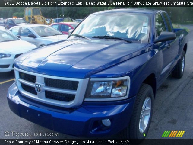 2011 Dodge Dakota Big Horn Extended Cab in Deep Water Blue Metallic