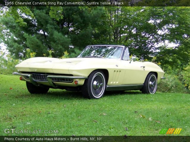 1966 Chevrolet Corvette Sting Ray Convertible in Sunfire Yellow