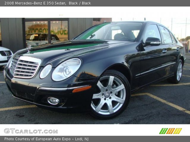 2008 Mercedes-Benz E 350 Sedan in Black