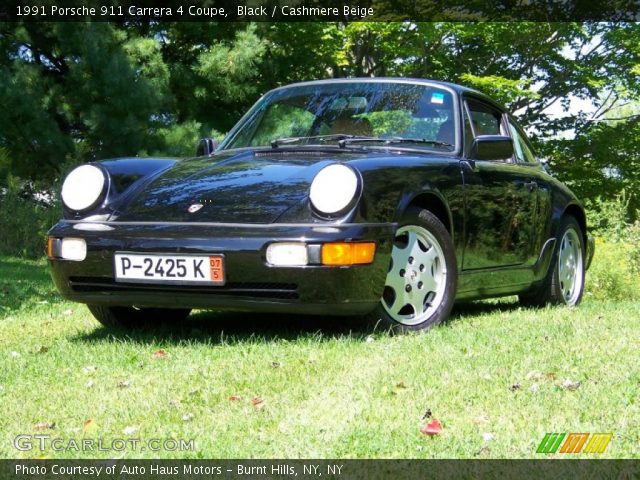 1991 Porsche 911 Carrera 4 Coupe in Black
