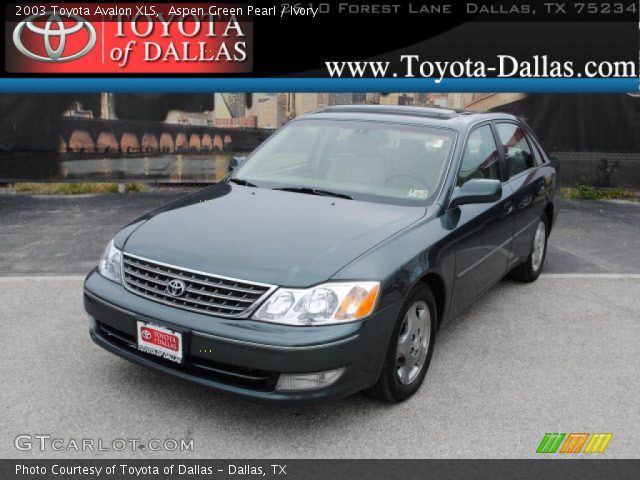 2003 Toyota Avalon XLS in Aspen Green Pearl
