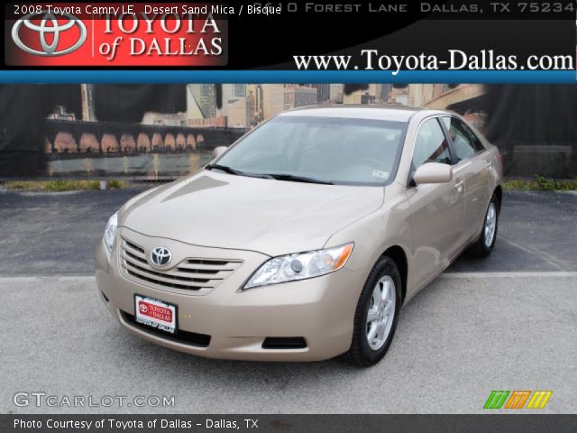 2008 Toyota Camry LE in Desert Sand Mica