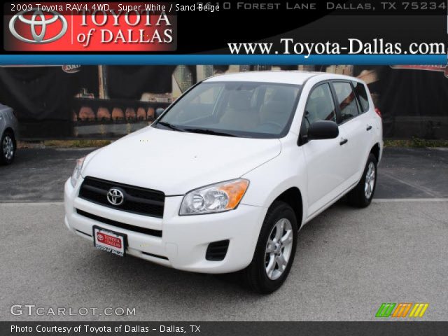2009 Toyota RAV4 4WD in Super White