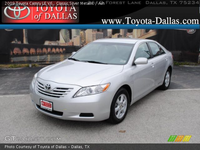 2009 Toyota Camry LE V6 in Classic Silver Metallic