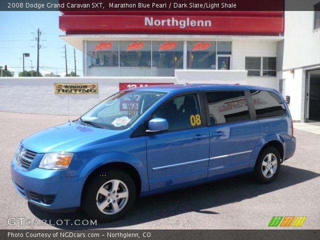 2008 Dodge Grand Caravan SXT in Marathon Blue Pearl
