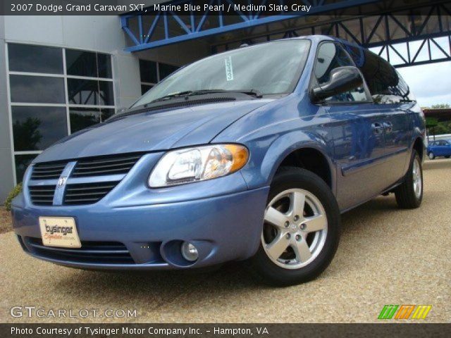 2007 Dodge Grand Caravan SXT in Marine Blue Pearl
