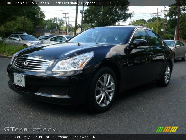 2008 Infiniti G 35 x Sedan in Black Obsidian