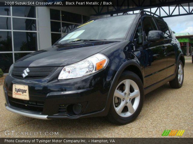 2008 Suzuki SX4 Crossover AWD in Black Pearl Metallic