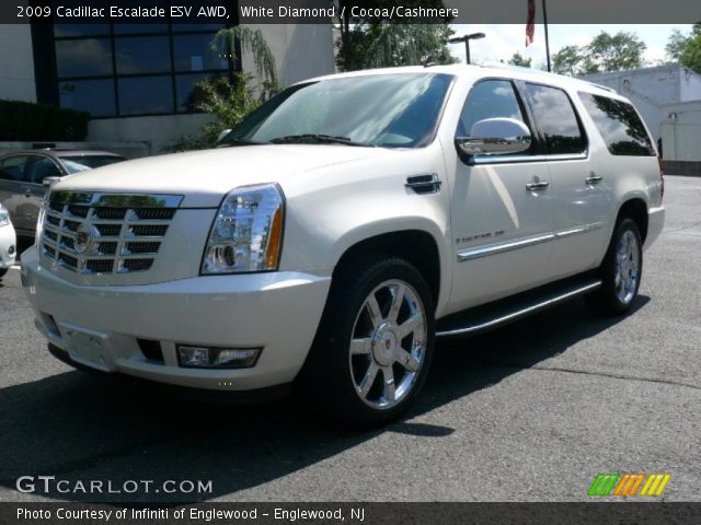 2009 Cadillac Escalade ESV AWD in White Diamond