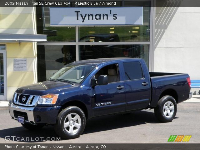 2009 Nissan Titan SE Crew Cab 4x4 in Majestic Blue