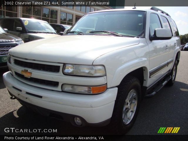 2002 Chevrolet Tahoe Z71 4x4 in Summit White
