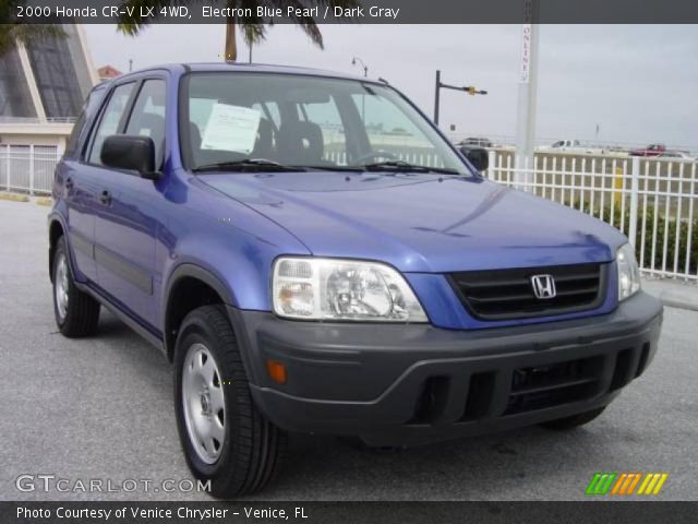 2000 Honda CR-V LX 4WD in Electron Blue Pearl