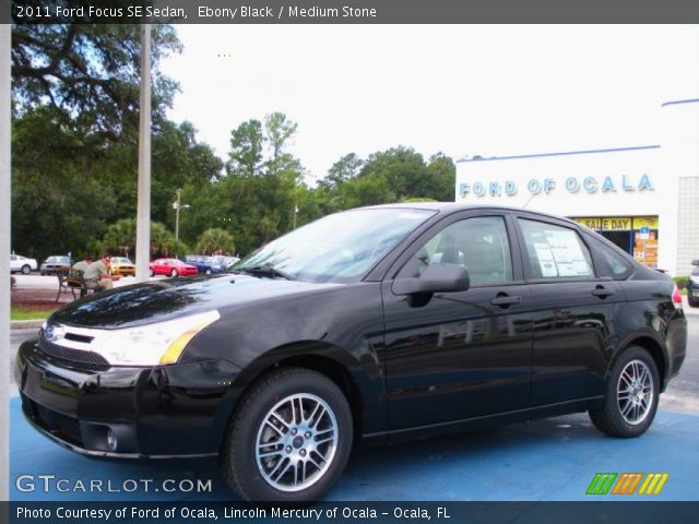 2011 Ford Focus SE Sedan in Ebony Black