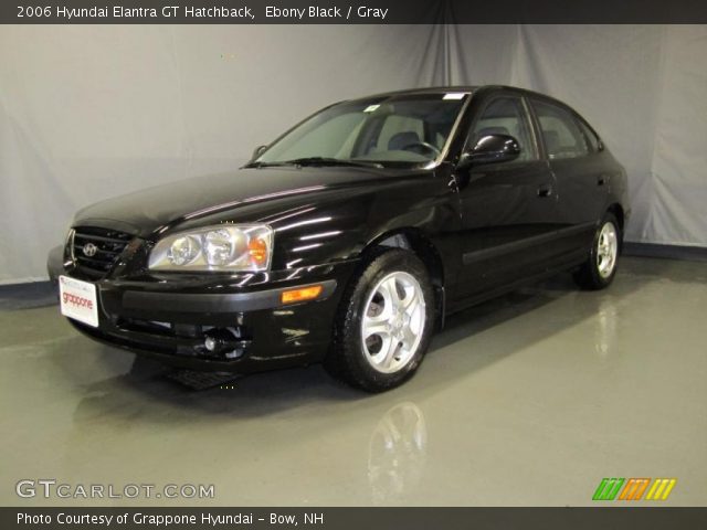 2006 Hyundai Elantra GT Hatchback in Ebony Black