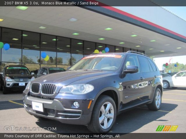 2007 BMW X5 3.0si in Monaco Blue Metallic