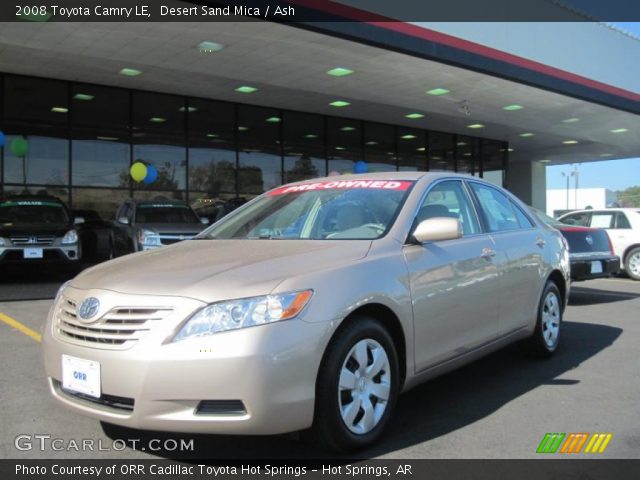 2008 Toyota Camry LE in Desert Sand Mica