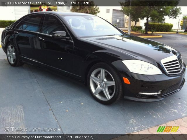 2010 Mercedes-Benz S 550 Sedan in Black