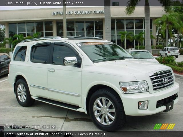 2009 Infiniti QX 56 in Tuscan White Pearl