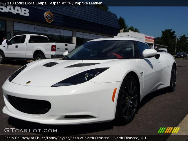 2010 Lotus Evora Coupe in Aspen White
