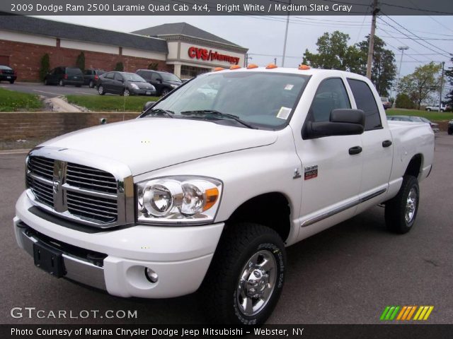 2009 Dodge Ram 2500 Laramie Quad Cab 4x4 in Bright White
