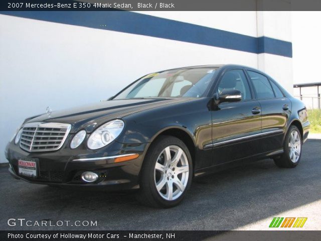 2007 Mercedes-Benz E 350 4Matic Sedan in Black