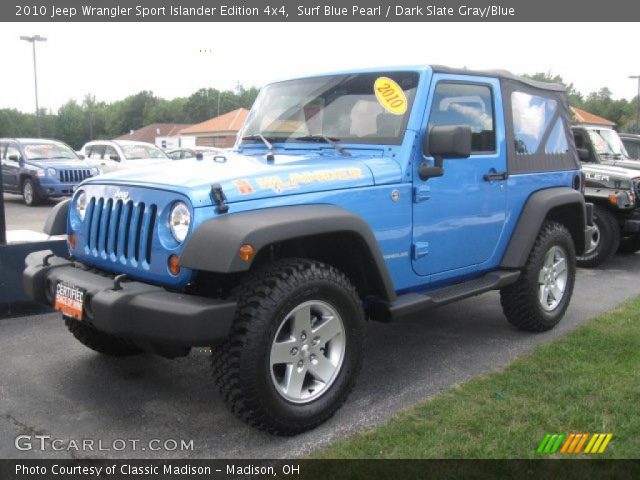 2010 Jeep Wrangler Sport Islander Edition 4x4 in Surf Blue Pearl