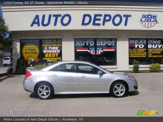 2009 Pontiac G6 GT Sedan in Quicksilver Metallic