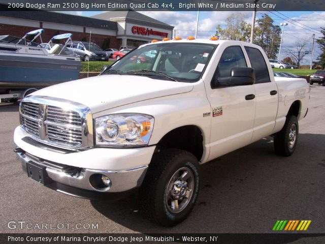 2009 Dodge Ram 2500 Big Horn Edition Quad Cab 4x4 in Bright White
