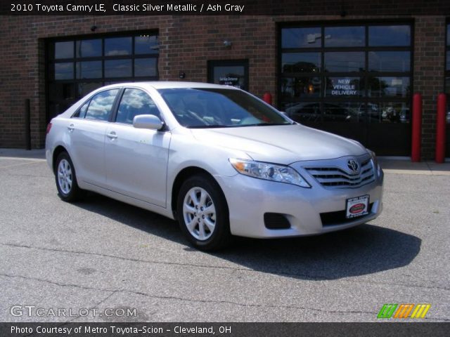 2010 Toyota Camry LE in Classic Silver Metallic