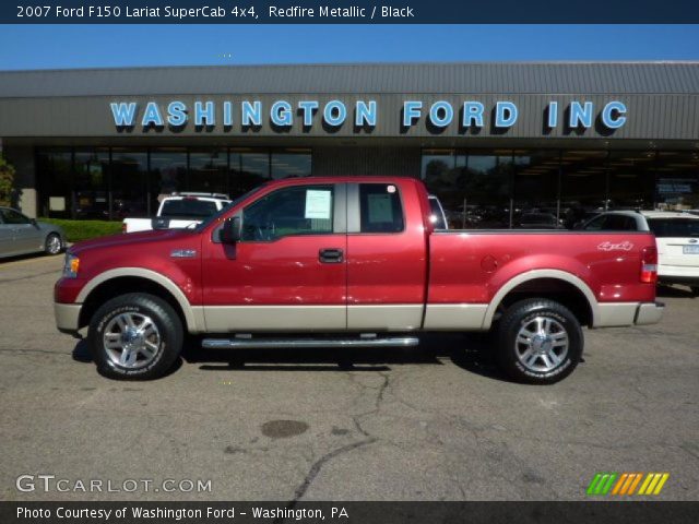 2007 Ford F150 Lariat SuperCab 4x4 in Redfire Metallic