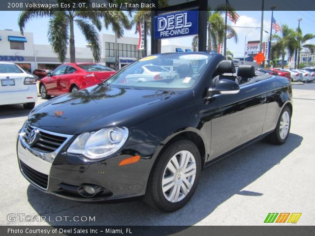 2008 Volkswagen Eos 2.0T in Black Uni