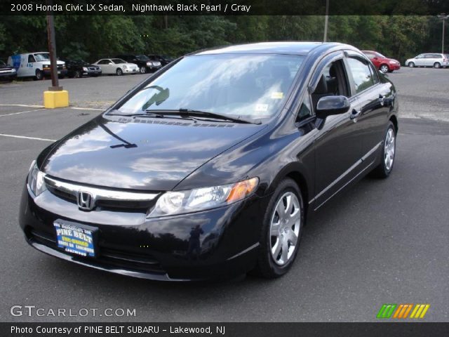 2008 Honda Civic LX Sedan in Nighthawk Black Pearl