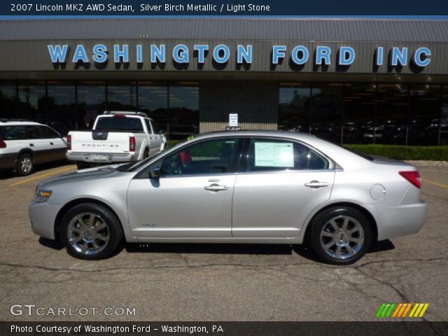 2007 Lincoln MKZ AWD Sedan in Silver Birch Metallic