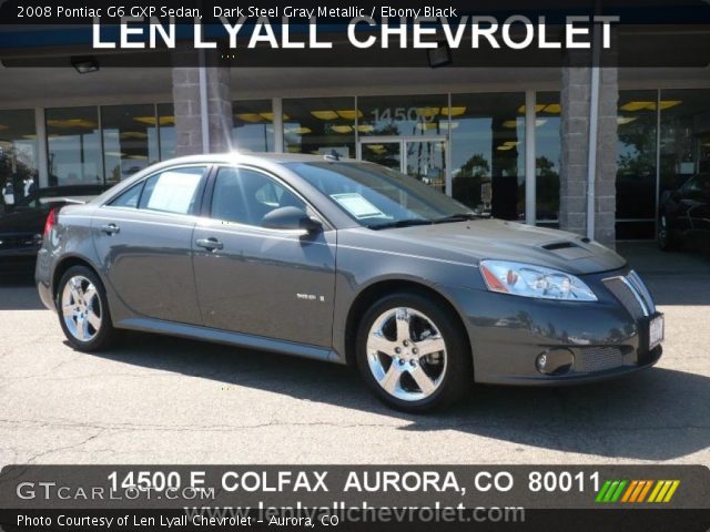 2008 Pontiac G6 GXP Sedan in Dark Steel Gray Metallic