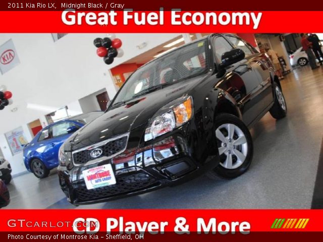 2011 Kia Rio LX in Midnight Black