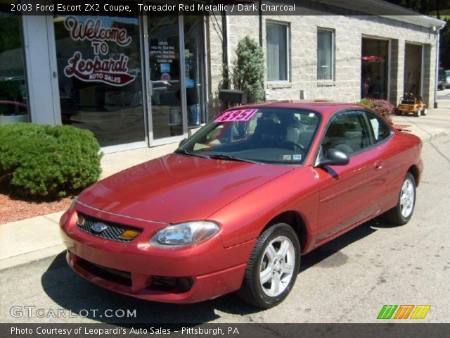 2003 Ford Escort ZX2 Coupe in Toreador Red Metallic