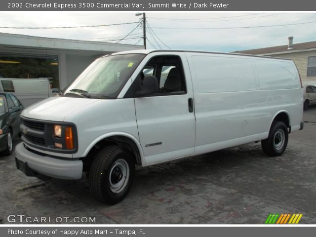 2002 Chevrolet Express 3500 Commercial Van in Summit White