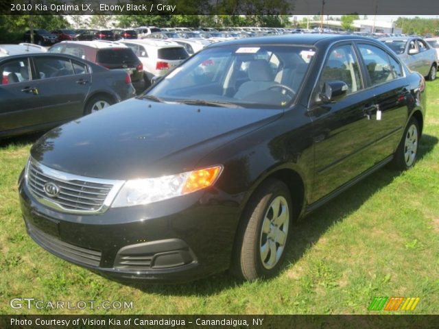 2010 Kia Optima LX in Ebony Black